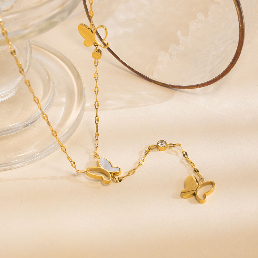 colar y borboletas da fortuna