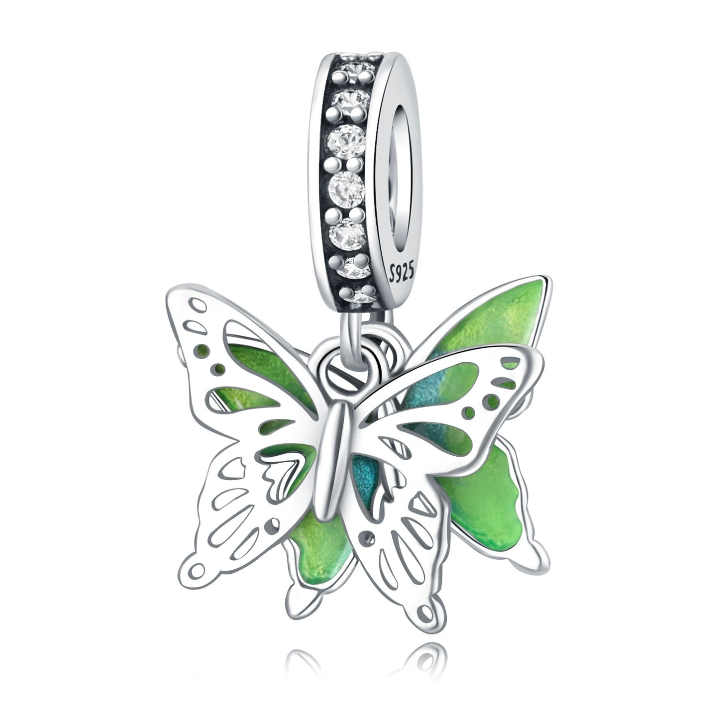 berloque borboleta jardim secreto