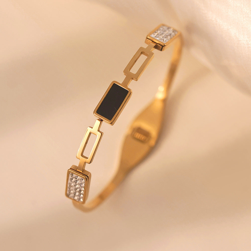 bracelete elo geométrico