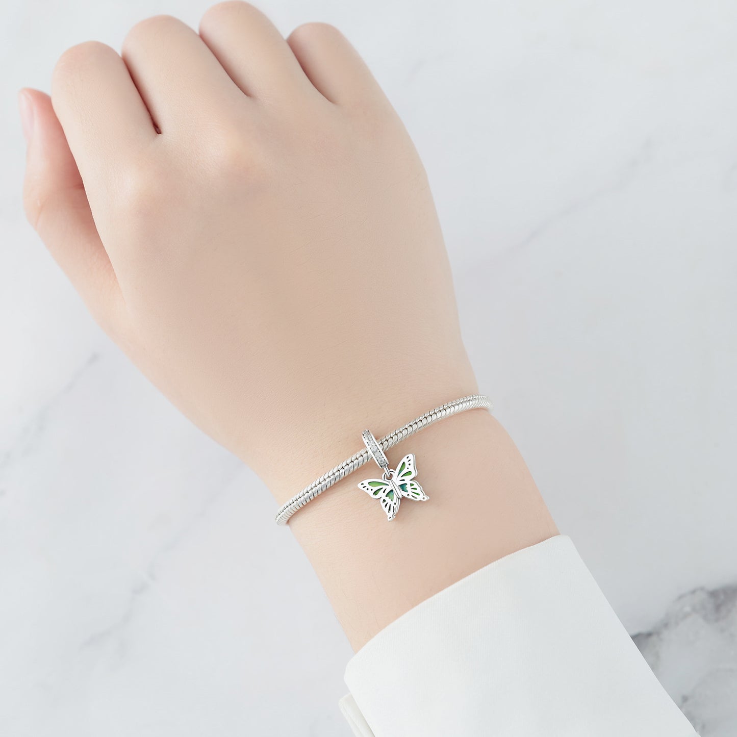 berloque borboleta jardim secreto