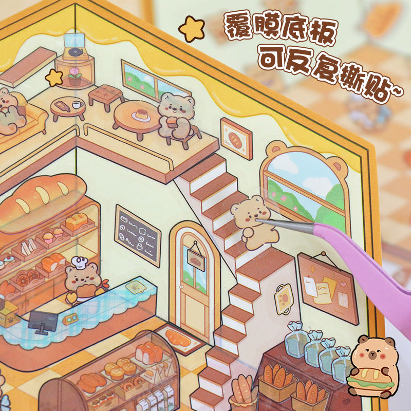 kit magazine adesivos 3d peridot