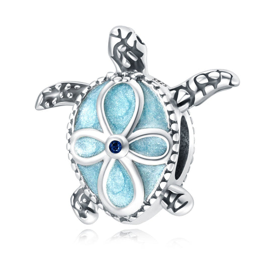 Berloque Tartaruga Flor de Lótus