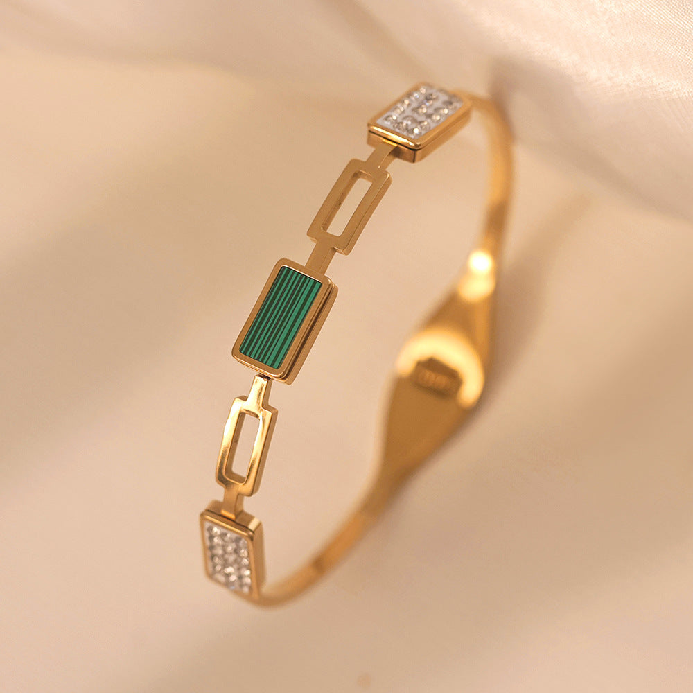 bracelete elo geométrico