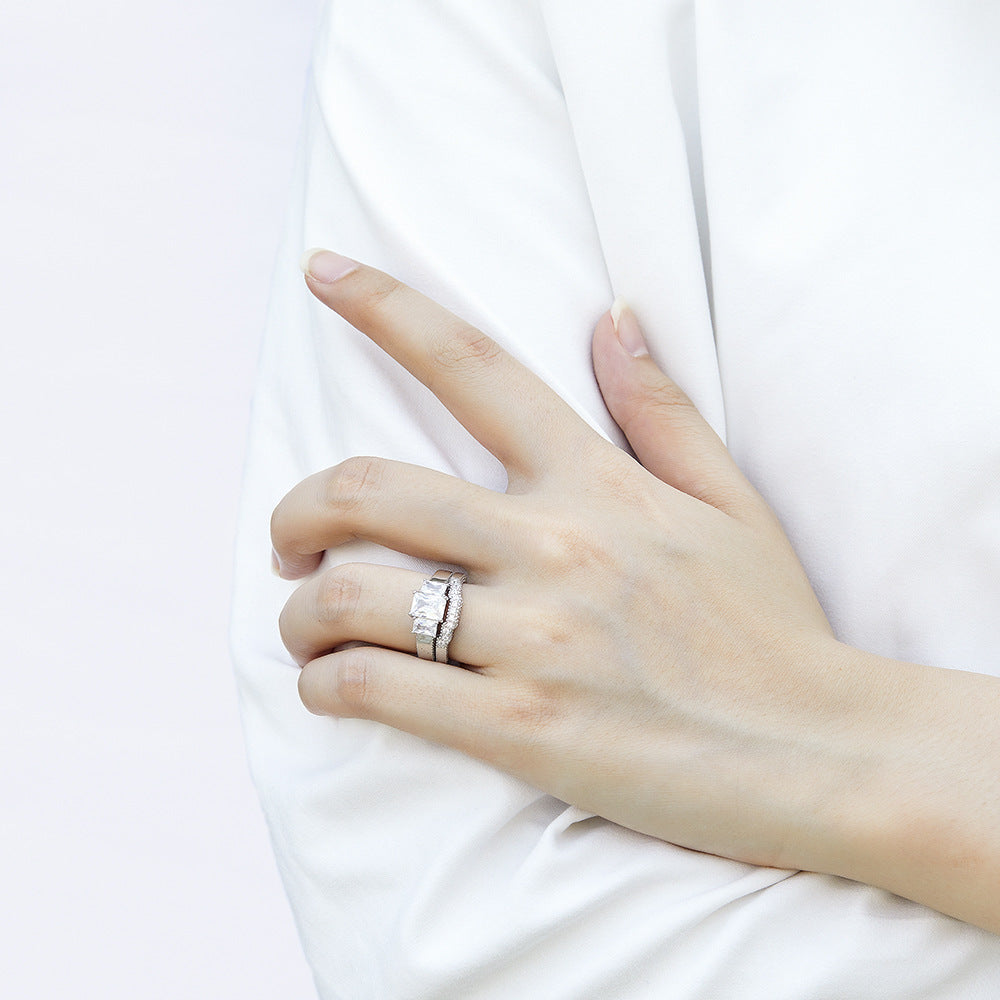 anel radiance - conjunto duplo