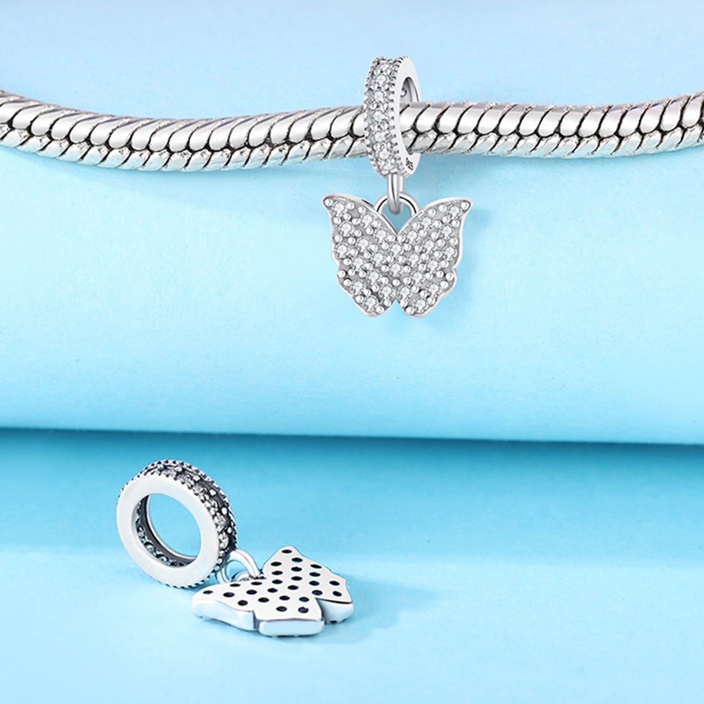 berloque borboleta brilhante