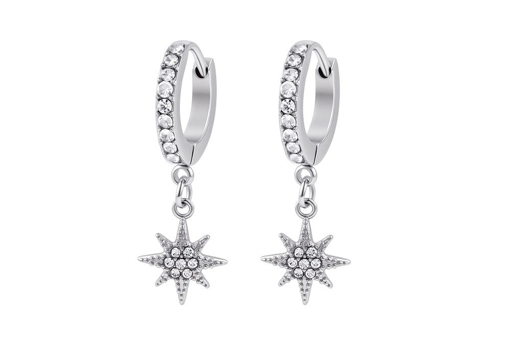 brinco argola charms da sorte