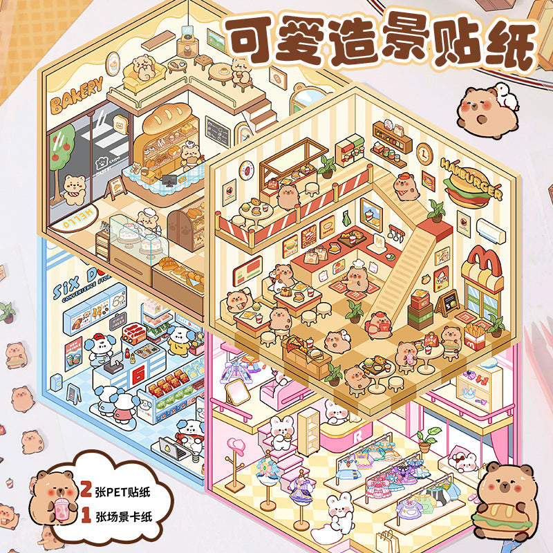 kit magazine adesivos 3d peridot