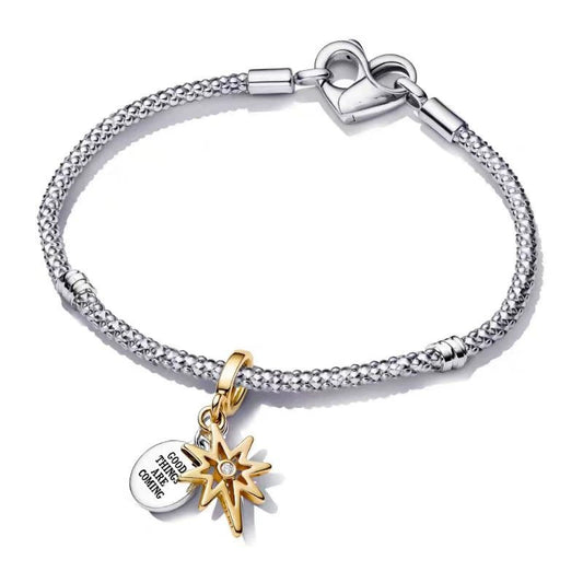 Kit Pulseira Semi Rígida Estrela da Sorte