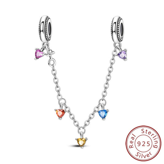 Corrente de Segurança Amor de Zircônias