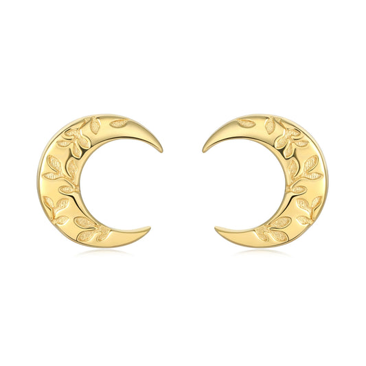 Brinco Lua Dourada