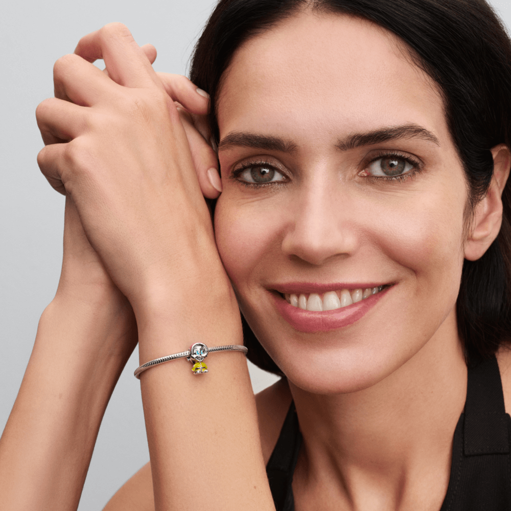 charm prata disney anão dunga da branca de neve