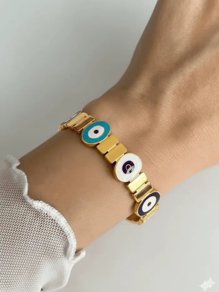 pulseira olho grego místico