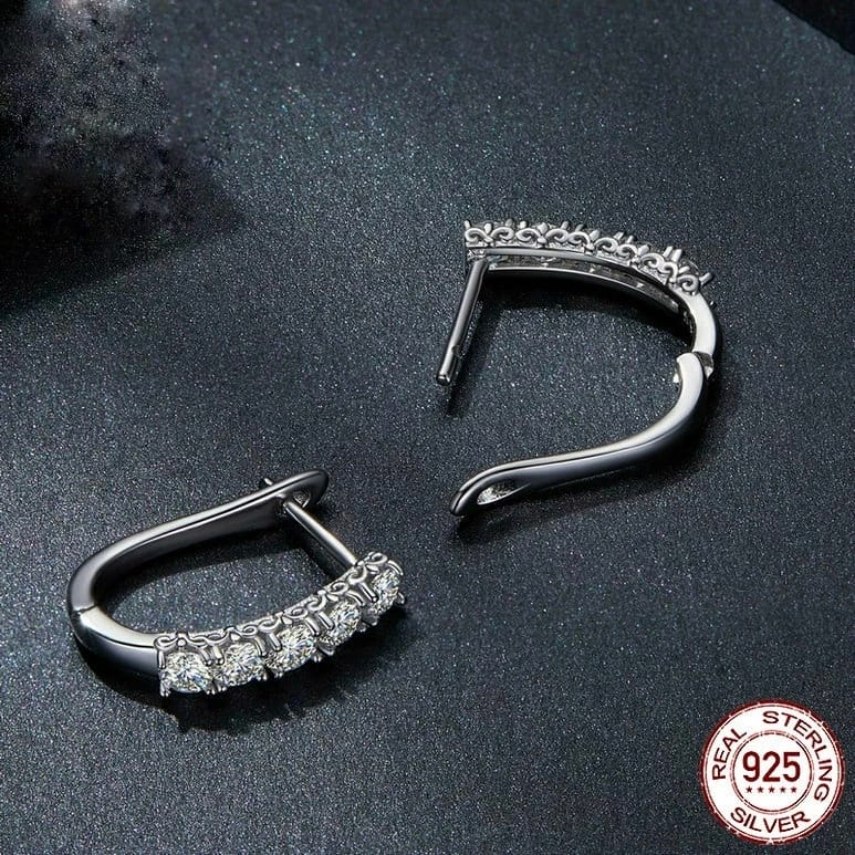 brincos meia argola clássica