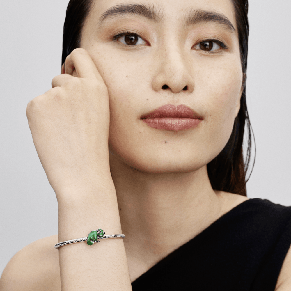 charm prata disney camaleão pascal da rapunzel