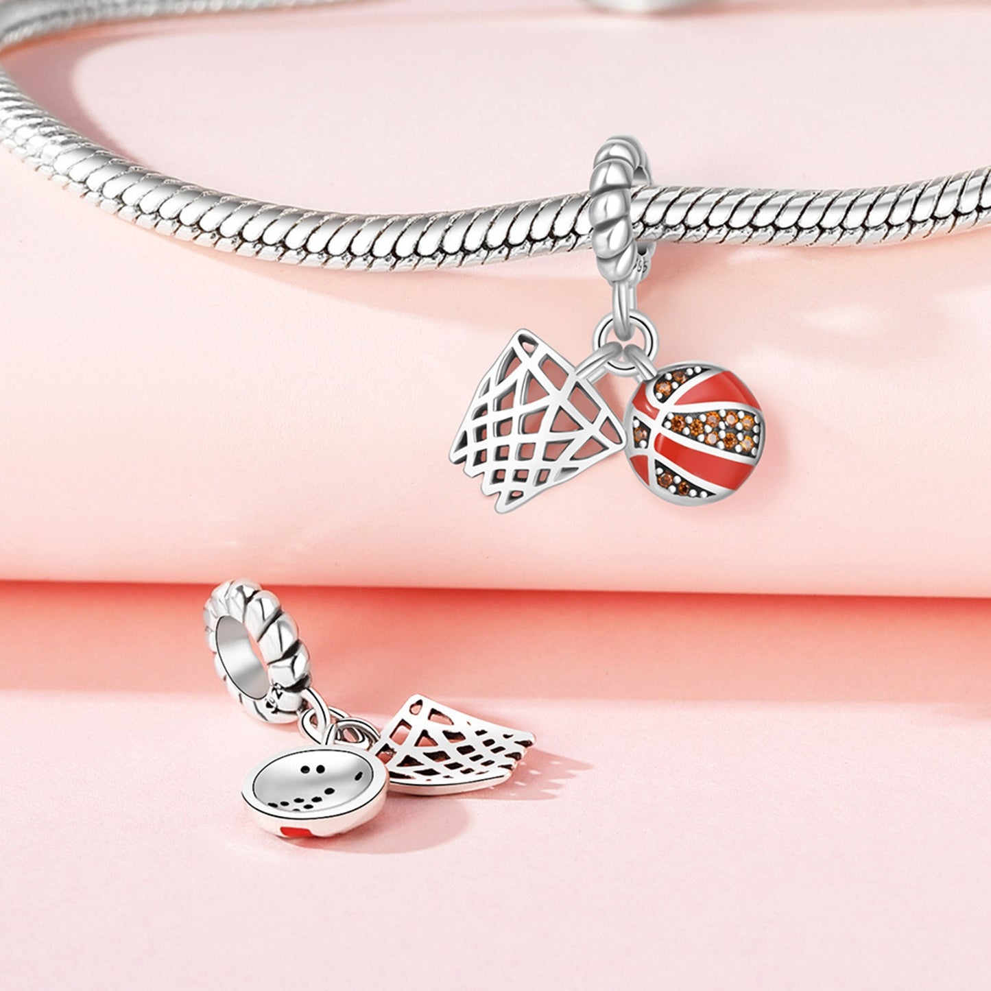 berloque cesta de basquete