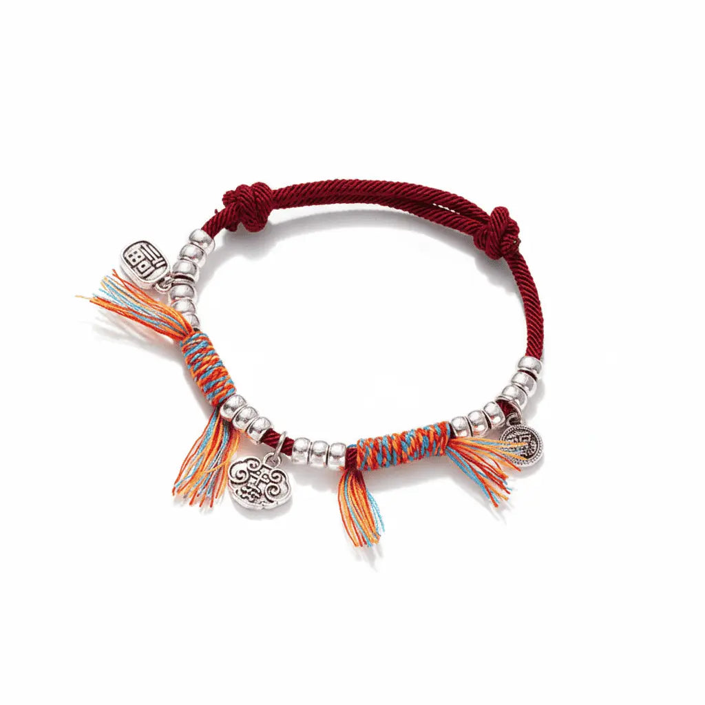 pulseira nó da sorte e proteção